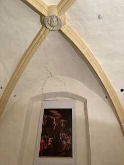 Detail Gewölbe Sakristei