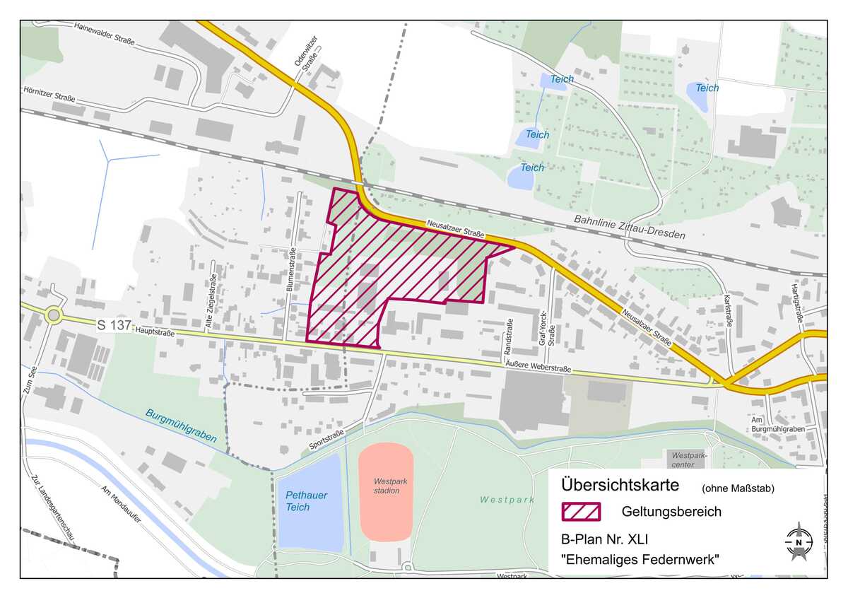 Geltungsbereich B-Plan XLVI