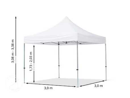 Pavillon mit Bema&szlig;ung