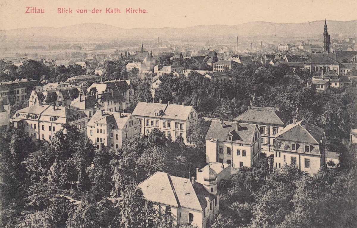 Synagoge in Zittau, Postkarte