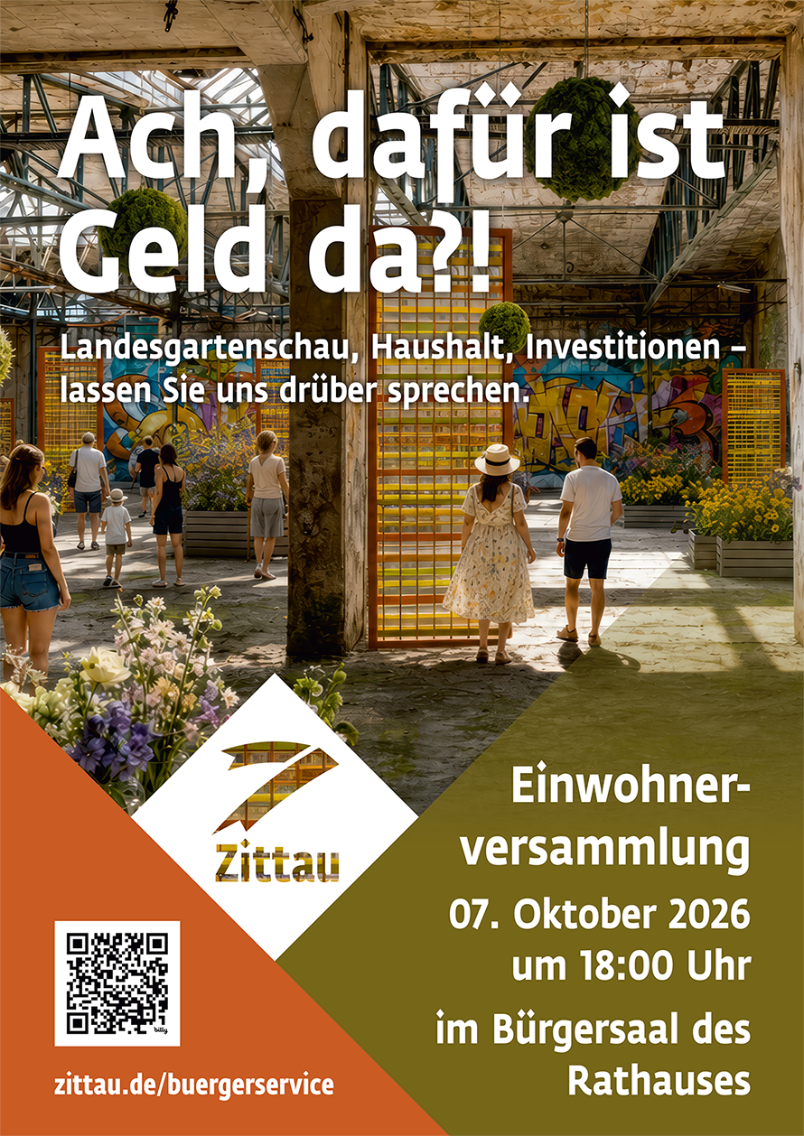 Ach daf&uuml;r ist Geld da? - Das Plakat zur Einwohnerversammlung