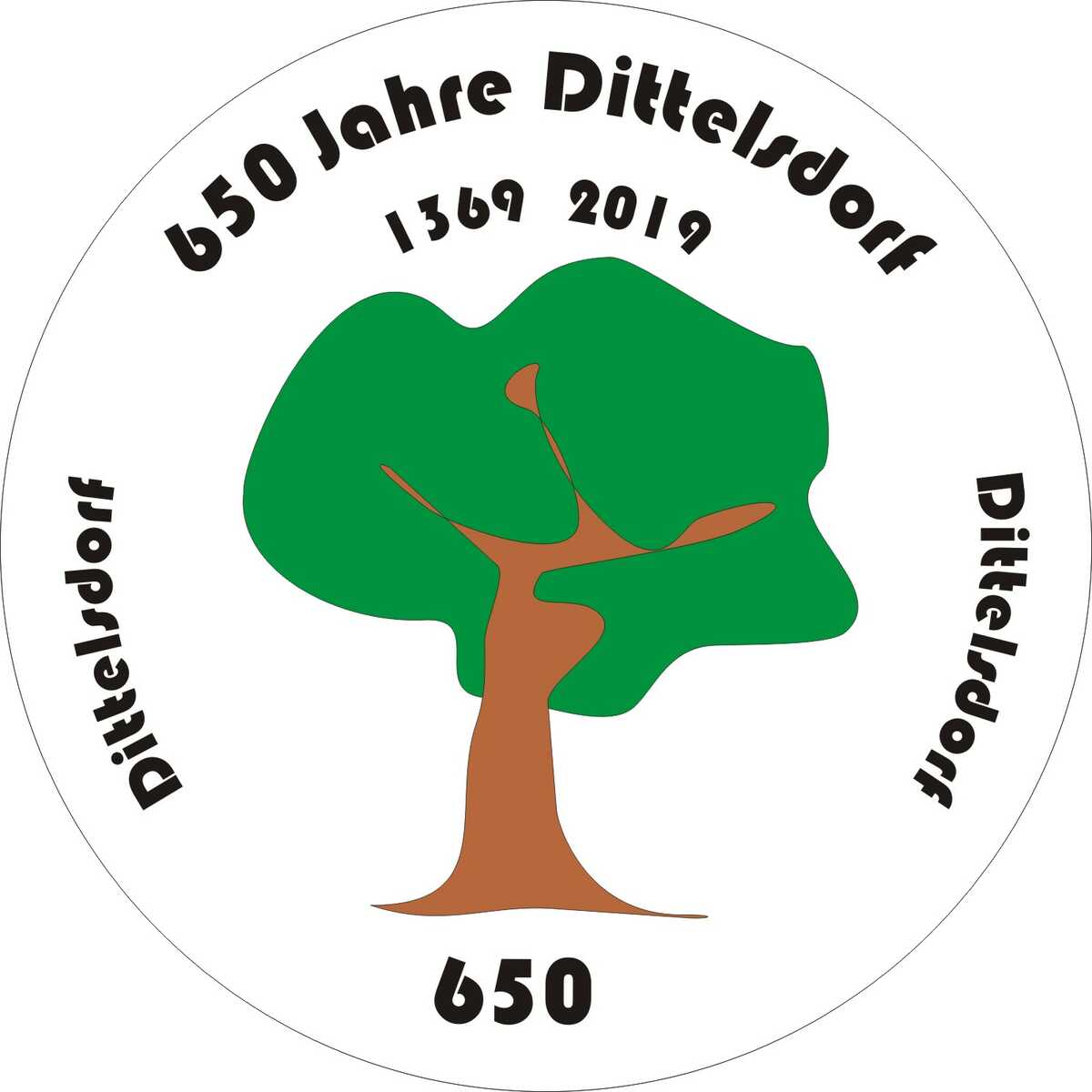 Logo 650 Jahre Dittelsdorf