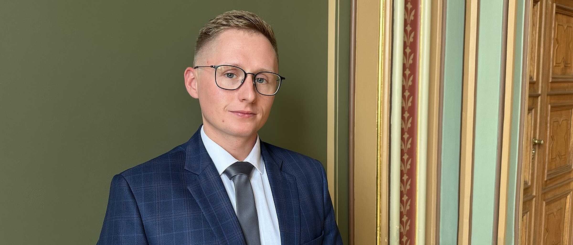 Neuer Büroleiter und Referent des Oberbürgermeisters Herr Łukasz Witków