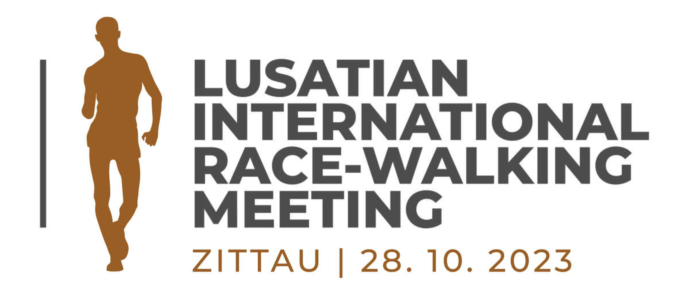 Logo Lusatian International Race-Walking Meeting