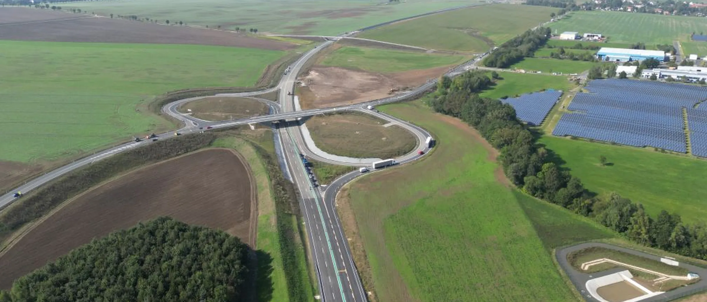 Drohnenaufnahme Anschlussstelle Zittau - Quelle PG Bit