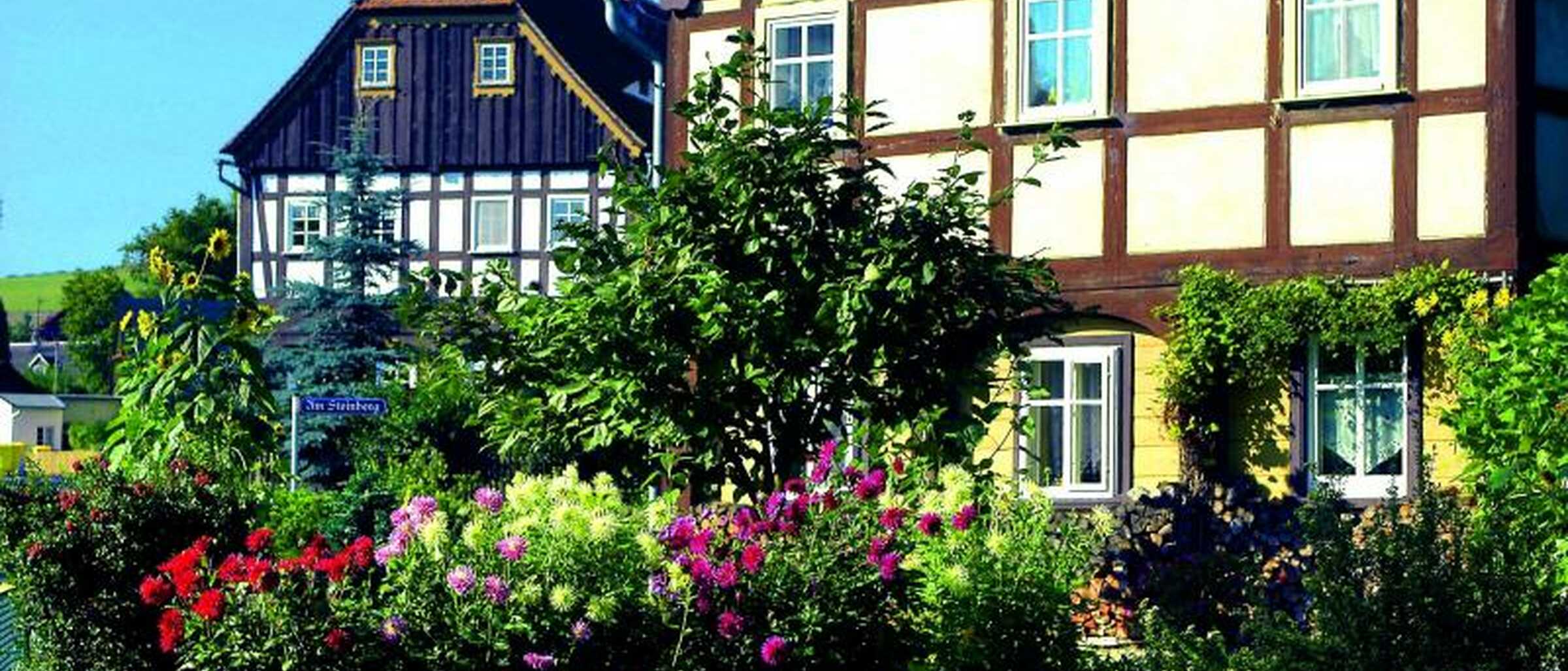 Umgebindehäuser in Bertsdorf - Hörnitz