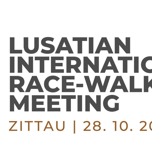 Logo Lusatian International Race-Walking Meeting