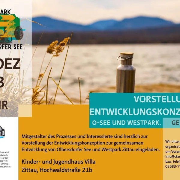 Konzeption zur gemeinsamen Weiterentwicklung von Olbersdorfer See und Westpark Zittau 