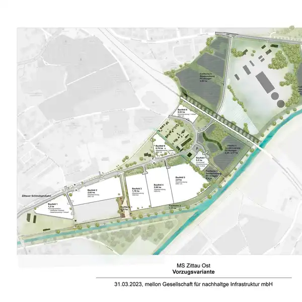 Grafik Gewerbegebiet Zittau Ost Quelle mellon