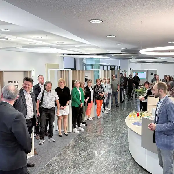Blick in das neue Bürgerbüro - Foto Kai Grebasch